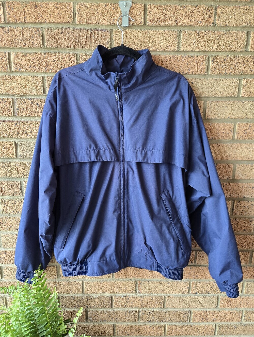 Nike Golf Storm-Fit Jacket Navy Blue Men's Medium M Y2K Windbreaker Rain Coat